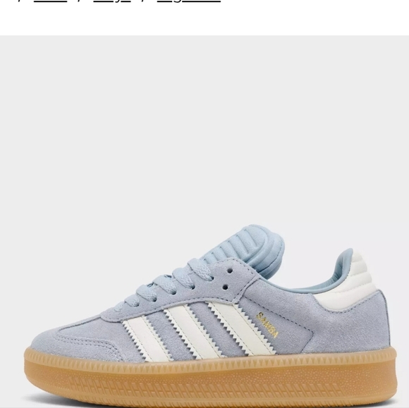 ADIDAS Samba XLG J Blue Gum Sneakers Sz 7Y NIB - Picture 8 of 15